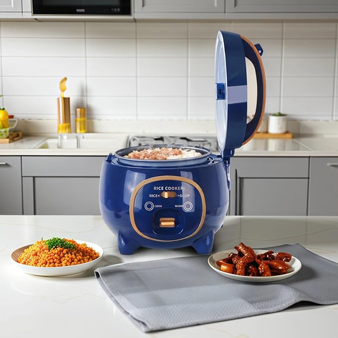 1.8L Rice Cooker For Small Households Quick Cooking Within 30 Minutes Multi-Function Non-Stick Pot Convenient Handle Simple Control