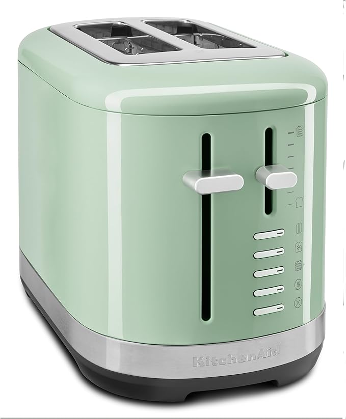 KitchenAid 2 Slice Automatic Toaster with Extra Wide Slots KMT2109PT Pistachio