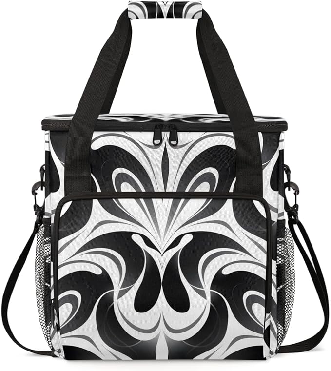 Halloween Bat Coffee Maker Carrying Bag Magic Bat Travel Storage Bag Compatible with K-Mini or K-Mini Plus Single Serve Coffee Brewer Carrying Case with Multiple Pockets &amp Shoulder Strap