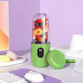500ml Portable Blender Light Green 20800RPM USB Rechargeable Cordless Portable Blender Juicer with Stainless Steel Cutter for Home Travel