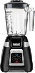 Waring Commercial BB320 Blade 1 HP Blender Toggle Switch Controls with Pulse feature 48 oz BPA Free Copolyester Stacking Container 120V 5-15 Phase Plug Black