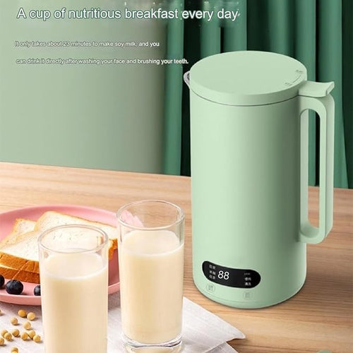 110V&amp220V Home Appliance Wall Breaker Household No-Soaking and No-Filtering Beans Multifunctional Soy Milk Machine MixerPink