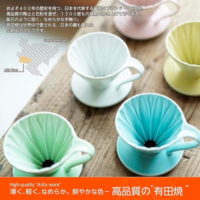 Sanyo Sangyo CAFEC CFD-4BL Flower Dripper Cup4 Blue