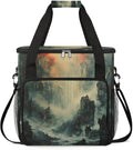 Waterfall Landscape Pattern Coffee Maker Travel Bag for K-Mini or K-Mini Plus Single Serve Coffee Brewer Portable Storage Tote Case for Tarvel