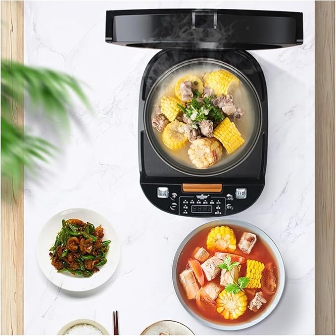 Mini Rice Cooker Commercial Rice Cooker 5L Rice Cooker Removable Nonstick With Time Delay And Keep Warm Function