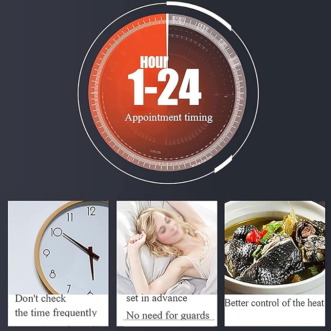Rice Cooker Home Multi-Function Non-Stick Rice Cooker 24H Reservation Large-Capacity Rice Cooker for 8-10 People