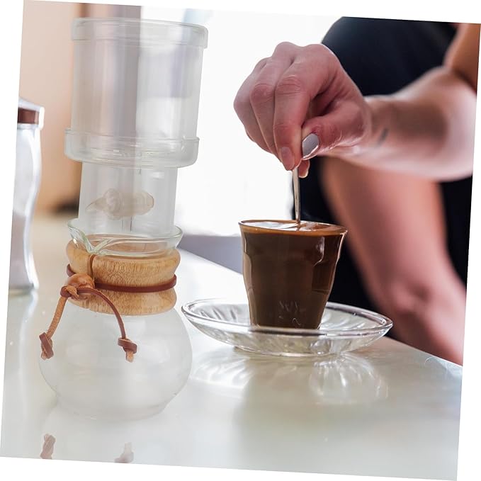1Set Glass Cold Brew Coffee Pot Drip Coffee Maker Easy to Clean Portable and Lightweight Design Craftsmanship