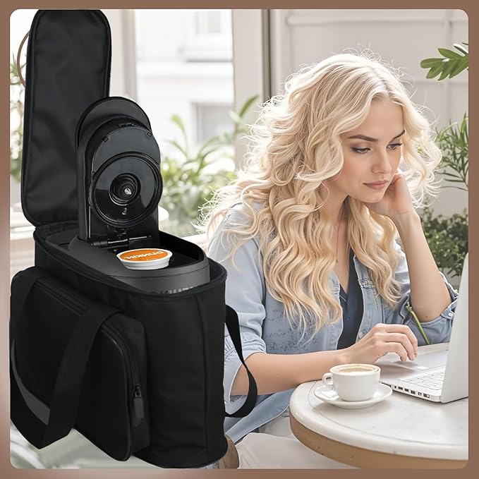 Carrying Bag for Keurig Single Serve Coffee Maker Portable Outdoor Coffee Machine Travel Bag Case Coffee Machine Bag for Keurig K-Mini Mate Single Serve Coffee Maker