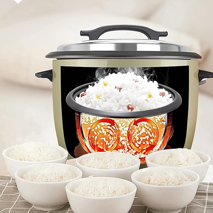 Rice Cooker Household Old-Fashioned Multifunctional Non-Stick Rice Cooker Intelligent Heat Preservation for 2-8 People (A 6L) (C 5L)