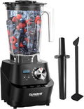 Nuwave Infinity Commercial Blender Heavy-Duty Smoothie Blender w/ 2.5HP Copper Motor &amp Laser-Cut Blades Last 100 Years Quick Ice Crushing 64oz Tritan Jar NSF Certified 10 Speeds Self-Cleani