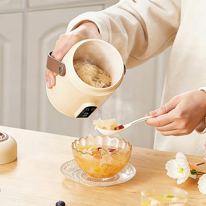 Electric Stew Pots Portable Soup Insulation Bucket Rice Cooker for Cooking Keeping Warm Easy to Use Electric Stew Pot