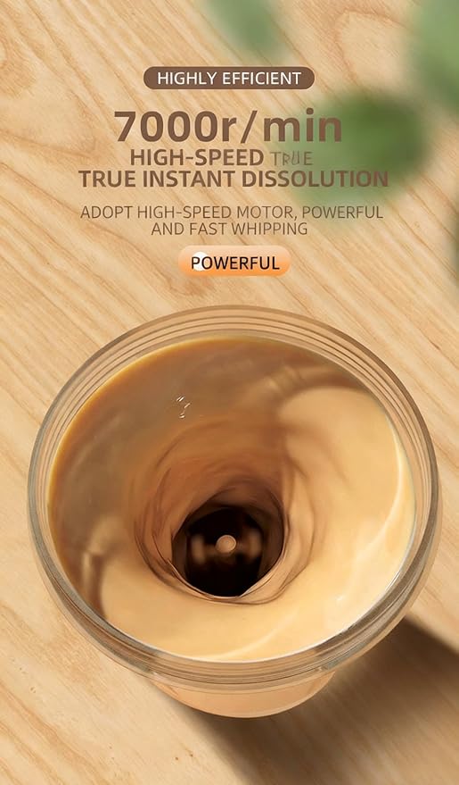 Auto-Stirring Cup 2026 Upgraded Self-Stirring Coffee CupPortable With Scale Food Grade Material Self-Cleaning