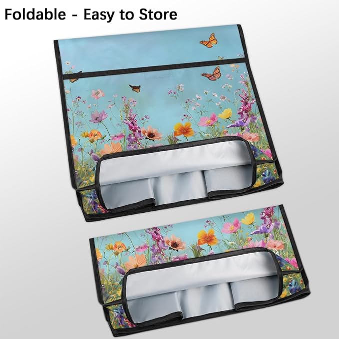 cfpolar Kitchen Aid Mixer Cover Compatible with 6-8 Quarts Flower Animal Butterfly Stand Mixer Cover Kitchen Aid Mixers Accessories Appliance Organizer Bag Dust Covers with Zipper Pocket