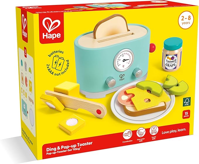 Hape Ding &amp Pop-Up Toaster