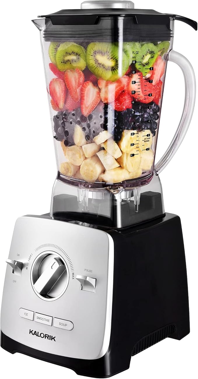 Kalorik® BL 44440 S 1800W Peak High-Powered Blender Silver