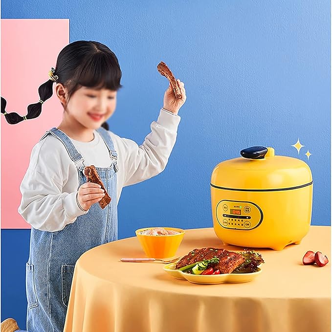 Rice Cooker 5-Layer Gathering Energy Non-Stick Inner24H Reservation Rice Cooker for Family Dormitoryfor 1-3 People