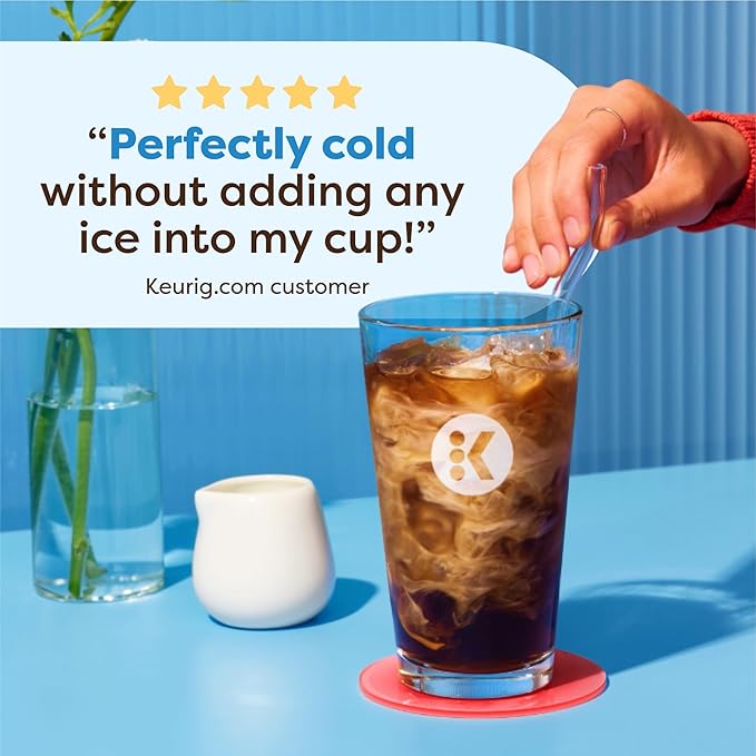 Keurig K-Brew+Chill Iced or Hot Single-Serve K-Cup Coffee Maker with MultiStream and QuickChill Technology 70oz. Removable Reservoir