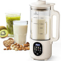 Upgraded 55oz Nut Milk Maker Machine (Extra Large)10-in-1 Automatic Soy Milk Maker with 20 Blades Homemade Plant-Based Oat Almond Milk Maker with Auto Clean/DelayStart/BoilWater/Keep Warm5-6 Cups