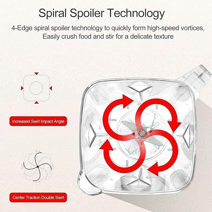Home Small Ice Crusher Milkshake Smoothie 1000 W Blender High Speed Ice Crusher 2L Home Heating Automatic Cooking Machine