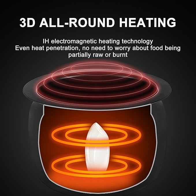Drum Type Food ProcessorElectric Cooker with 360° Rotating and All-Round HeatingAutomatic Stir Fry CookerAutomatic Cooking MachinePot Type Stir Frying Machine(110v)