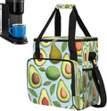 Avocado Fruit Coffee Maker Carring Bag Travel Carrying Storage Tote Bag Compatible with Keurig K-Mini or K-Mini Plus Portable Single Serve Coffee Brewer Case with Pockets for K-cup Pods