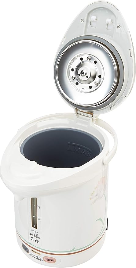 Zojirushi NS-LGC05XB Micom Rice Cooker &amp Warmer 3-Cups (uncooked) Stainless Black &amp CW-PZC22FC Micom Super Boiler 2.2L Floral 2.2 L