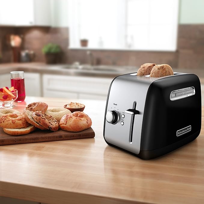 KitchenAid K150 3 Speed 48oz Ice Crushing Blender with 2 Personal Jars &amp KMT2115 2 Slice Toaster