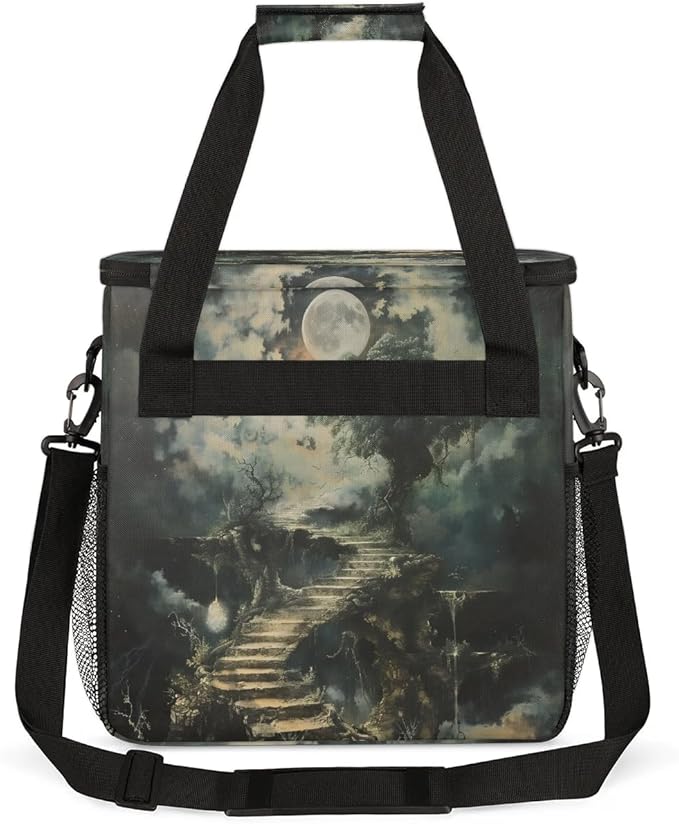 Stone Step Tree Moon Coffee Maker Carrying Bag for Keurig K-Mini or K-Mini Plus Storage Portable Coffee Maker Travel Bag