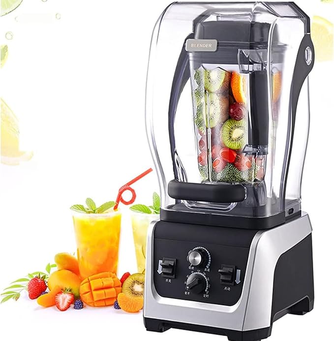 Stand Mixer 45000rpm Countertop Juicer Smoothie Maker 7 Speed Food Blender And Crusher Electric Kitchen Mixer with Soundproof Lid Design 1680w5L