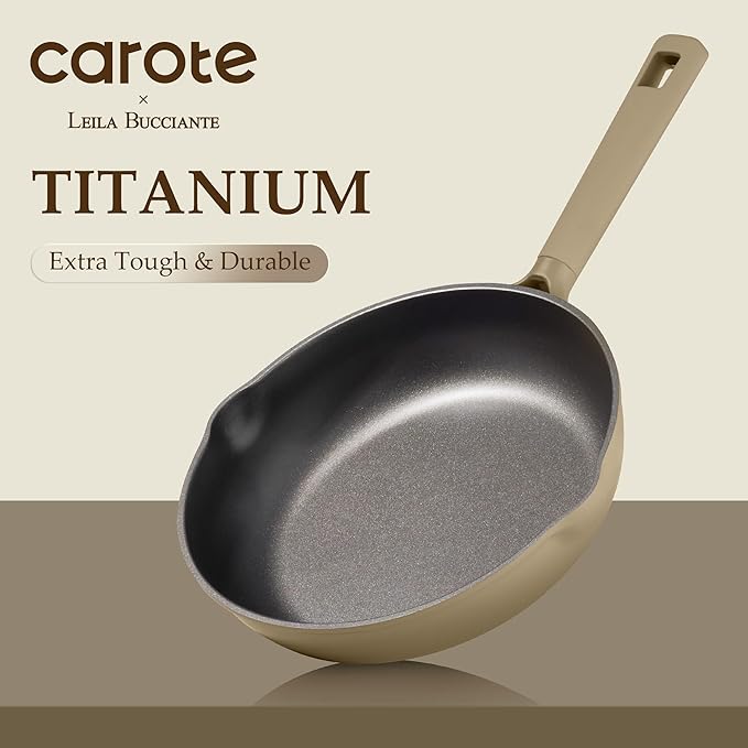 CAROTE 31PCS Pots and Pans Set Nonstick Cookware Set Kitchen Non Stick Induction Titanium Cookware Non-toxic Granite Cooking set PFOA Free
