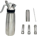 Nitro Cold Brew Coffee Maker Portable Nitrogen Infuser for Smooth Nitro Drinks Cocktails Tea Stainless Steel Uses N2 Cartridges
