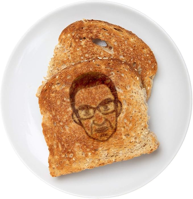 Ruth Bader Ginsburg Toaster Toasts RBG's Face on Your Toast SCOTUS Toaster