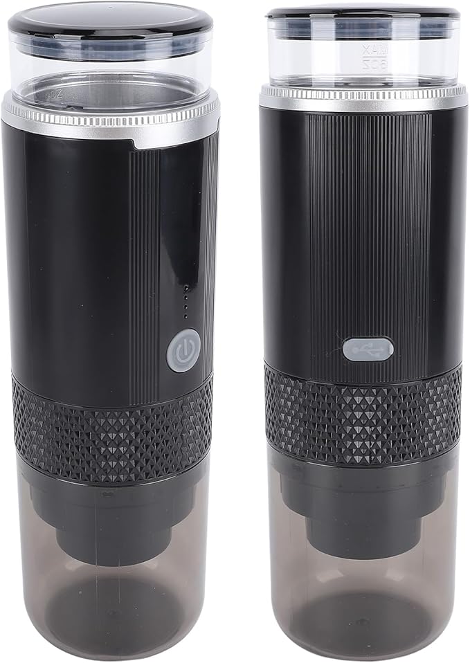 FILFEEL Portable 170ml Cordless Electric Coffee Maker for Travel and Outdoor Use – Rechargeable Automatic for Camping and Office