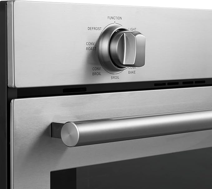 Forno Vomero 30-Inch Wall Oven – 5 Cu. Ft. Capacity Stainless Steel 3550W Convection Mechanical Controls Self-Cleaning Function