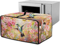 Toaster Oven Cover Heat-Resistant Dust-proof Air Fryer Protective Covers with Organizing Side Pockets to Hold Jam Spreader Knife &amp Toast Machine Tongs Cute Hummingbird