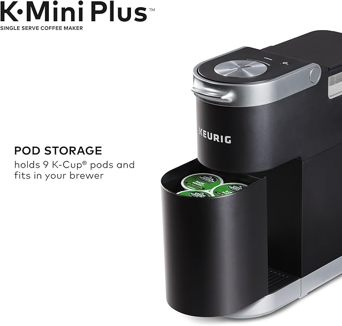 Keurig K-Mini Plus Single Serve Coffee Maker with Donut Shop Coffee Pods 32 count