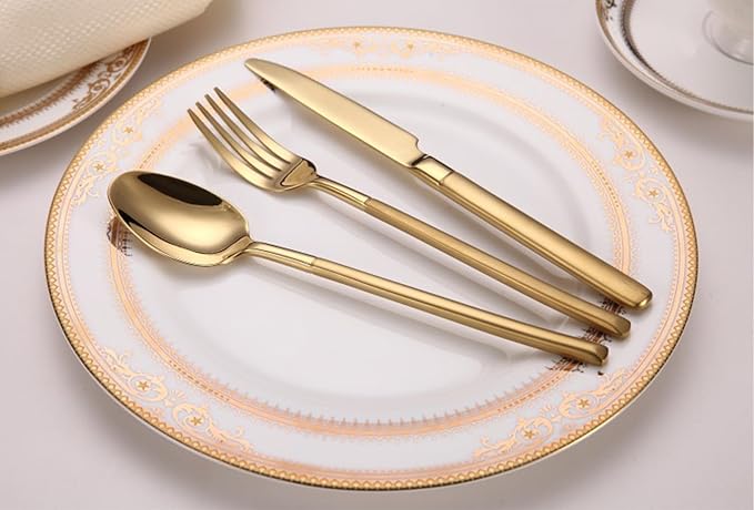 8 Piece Porcelain Dinnerware Set with Gold Floral Pattern Elegant Tableware for 4 Ideal for Luxury Hotel Dining Formal Dinners and Anniversary Presents