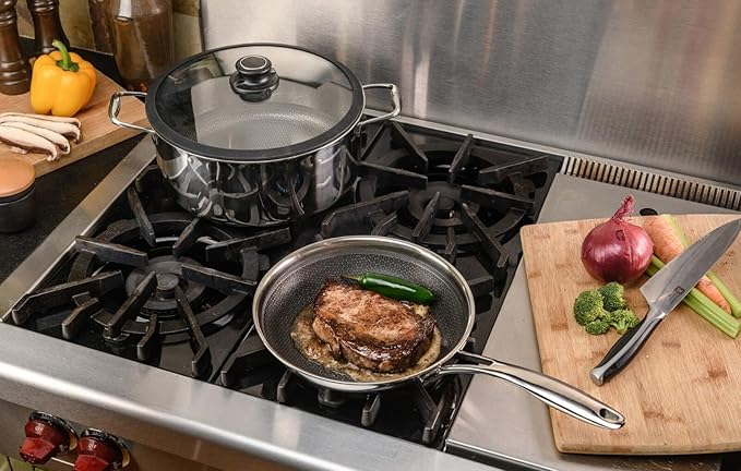 Black Cube Quick Release Cookware 7 Piece Set Assorted Sizes