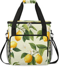 Tropical Lemon Leaves Coffee Maker Carrying Bag for Keurig K-Mini or K-Mini Plus Storage Portable Coffee Maker Travel Bag