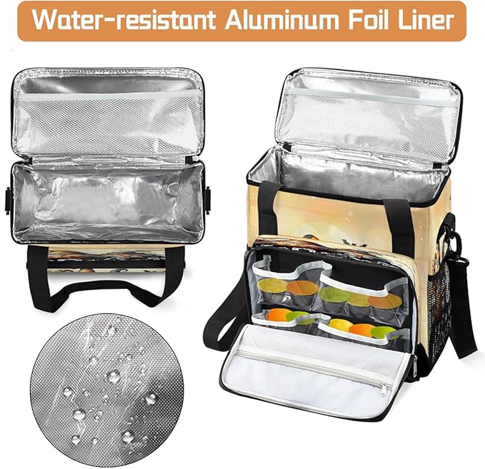 Halloween Goblin Pumpkin Gifts Coffee Maker Carring Bag Travel Carrying Storage Tote Bag Compatible with Keurig K-Mini or K-Mini Plus Portable Single Serve Coffee Brewer Case with Pockets