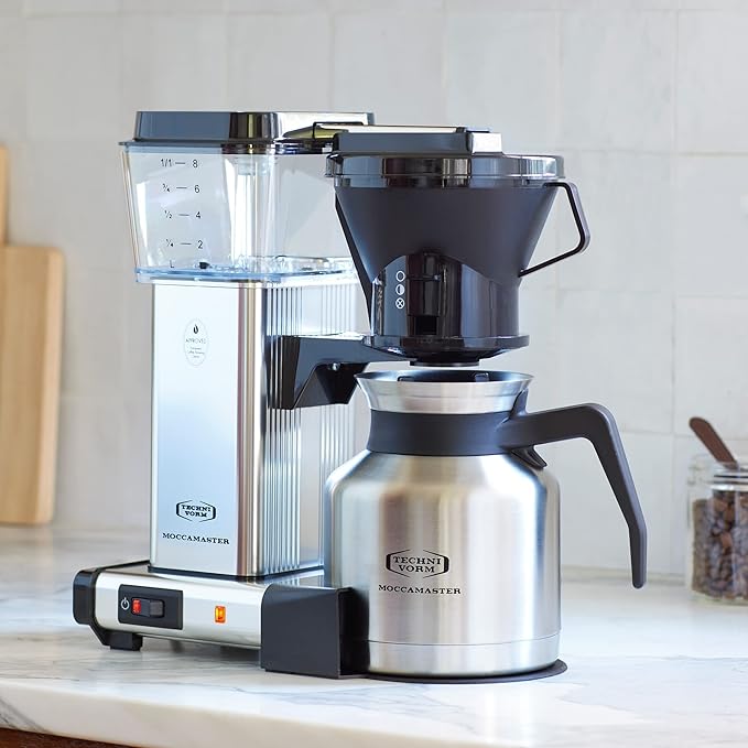 Technivorm Moccamaster 79212 KBTS Coffee Brewer 32 oz Polished Silver