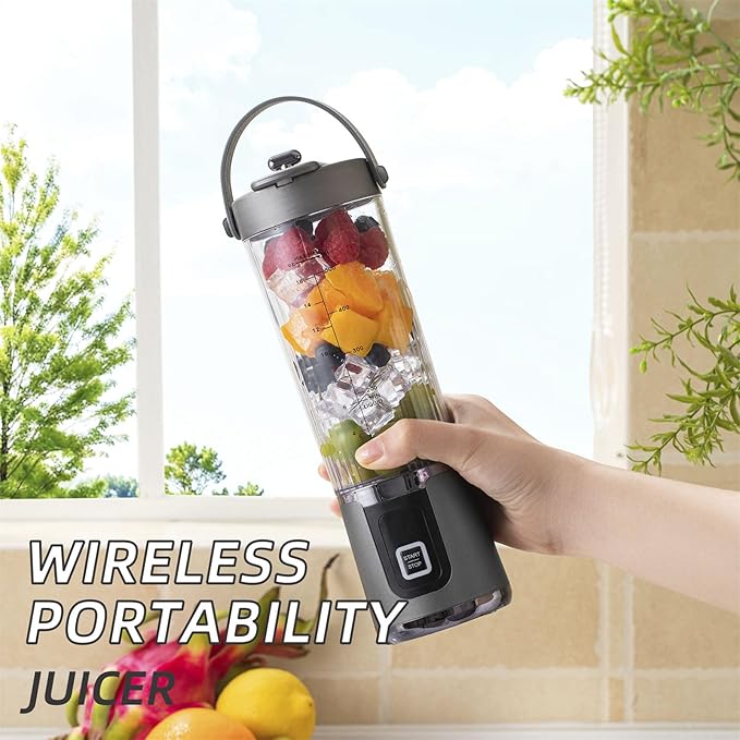 200W Portable Blending Machine Rechargeable Machine Cup Juicer Fruit Mixer 600ml Juicer Maker Multifunctional Smoothie Maker