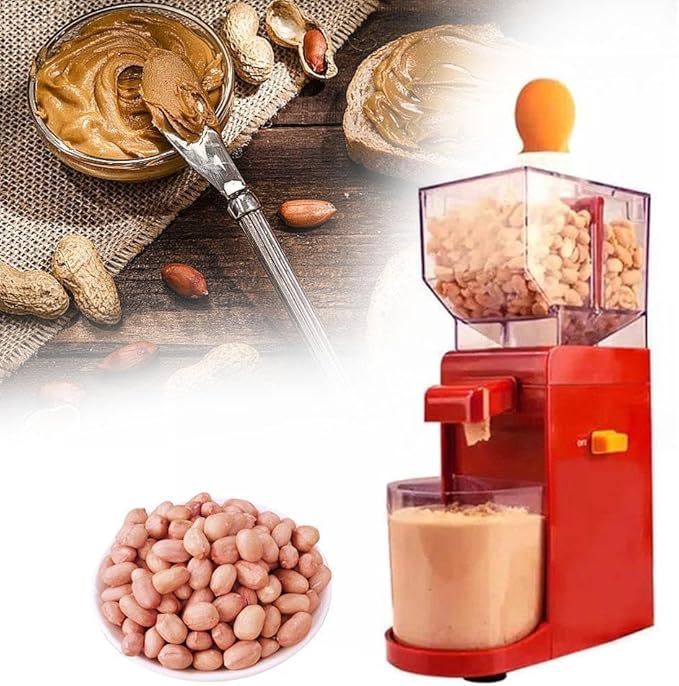 Peanut Butter Maker Nut Butter Machine 2025 New Electric Nut Butter Maker Machine Electric Sesame Sauce Nut Grinder with Non-Slip Base Entry Easy Install Easy to UseGrinder