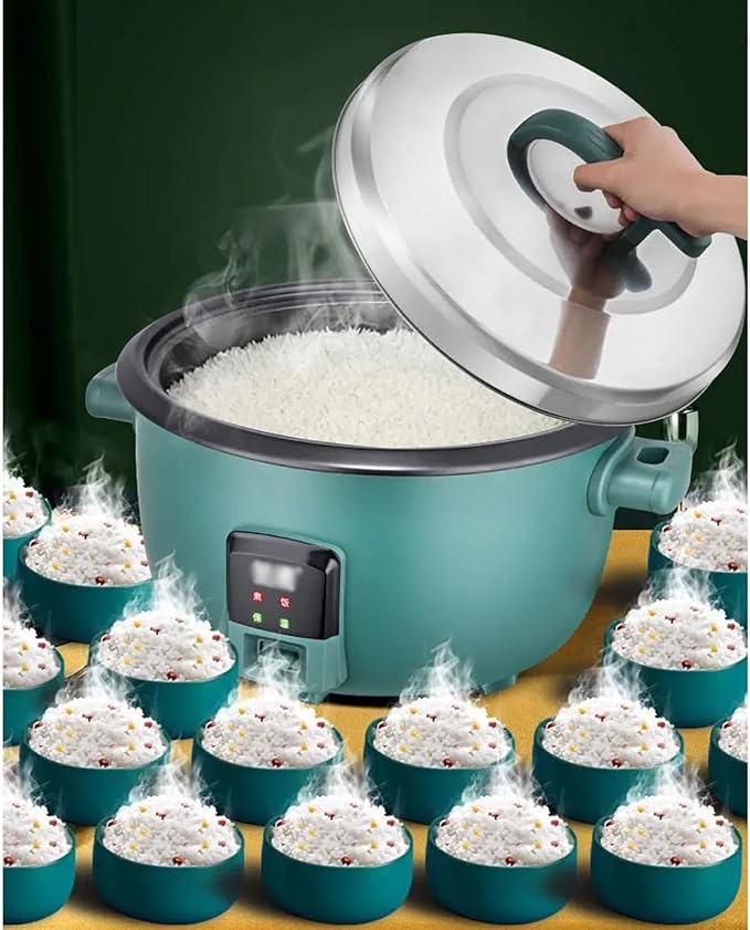 GRFIT Large Capacity Rice Cooker Non-Stick 6-70 People Hotel Commercial Super Large Electric Rice Cooker Commercial Cookware (Color : 28L with steamer) jinyi2016SHOP-1998