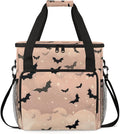 Gothic Bat Coffee Maker Carrying Bag Retro Bat Portable Travel Storage Tote Bag Compatible with K-Mini or K-Mini Plus Single Serve Coffee Brewer Carrying Case with Multiple Pockets &amp Shoulder St