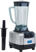 Winco XLB-1000 68 oz. Commercial Electric Accelmix 2 HP Blender - 120V 1450 W Gray
