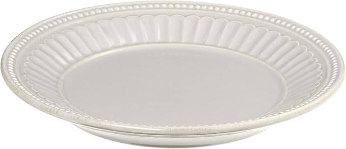 Lenox White French Perle Groove Dessert Plate 1.13 LB