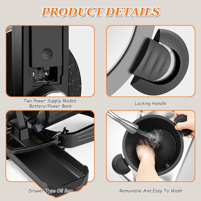 Automatic Cooking Machine 1-2L Auto Stir Fry Wok Fried Rice Cooking Machine with 360° Rotating 3D All-round Heating for Stir Frying Stewing Cooking