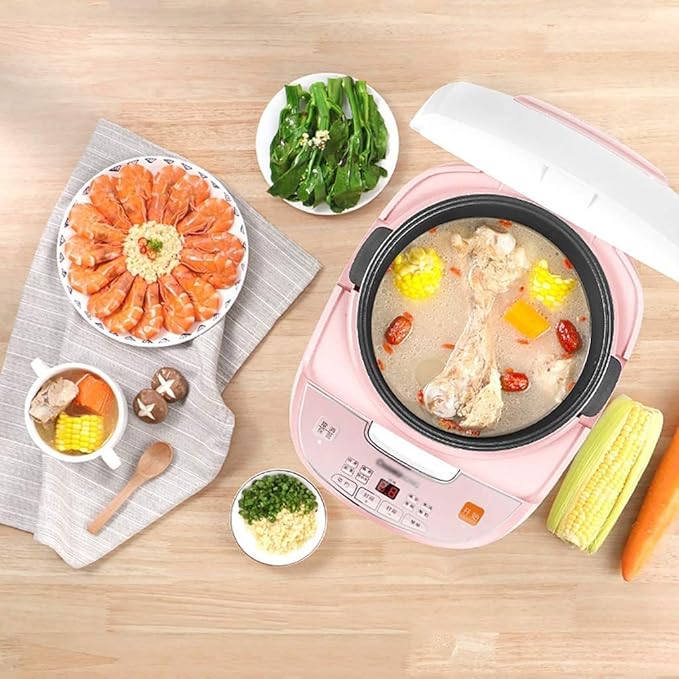Electric Cooker Rice Cooker Home Intelligent Insulation Multi-Function Quality Inner Pot Spoon Steamer and Measuring Cups