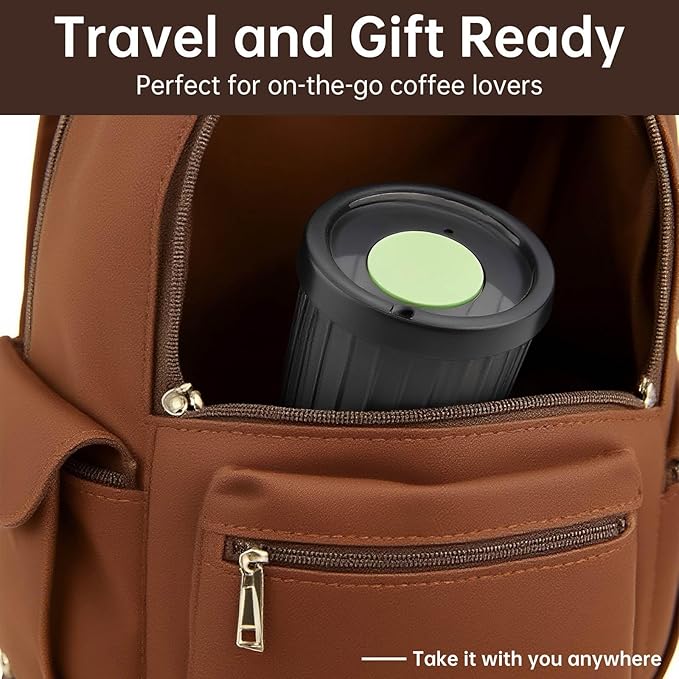 Portable Coffee Maker for Camping &amp Travel Aeropress Coffee Maker Manual Espresso Machine Coffee Press – 3 In 1 Brew Method Combines French Press Espresso Full Bodied Coffee Without Grit